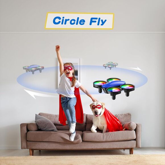 TOMZON A23 Mini Drone for Kids and Beginners - Blue - Picture 4 of 6